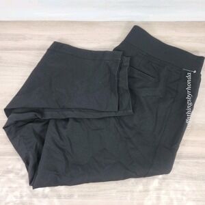 32° Cool‎ Womens Black Athletic Pants Ankle Trouser Sz Medium